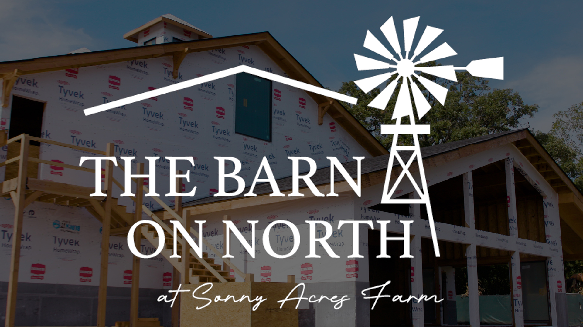 Venue development and construction progress for The Barn on North in 2025.